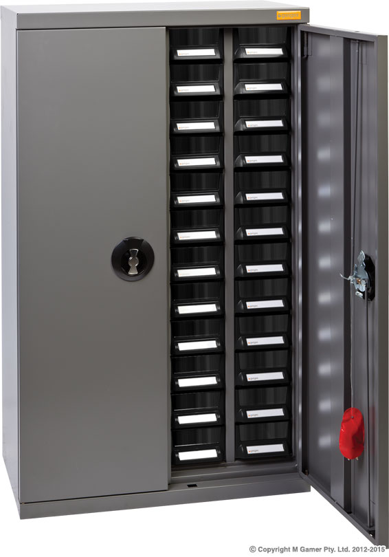 A7 Lockable Parts Cabinet - 48 Drawers